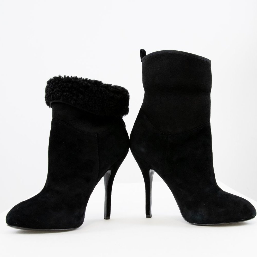Vivienne Westwood Anglomania 10 Suede Boots Black - Picture 3 of 14